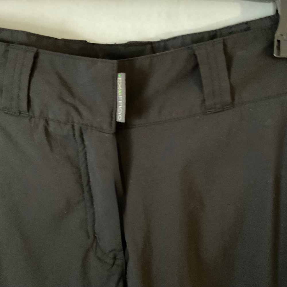 ExOfficio Womens Hiking Pants Black Size 10 Nylon Stretch Straight Leg - Picture 2 of 14